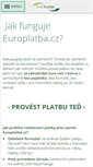 Mobile Screenshot of europlatba.cz